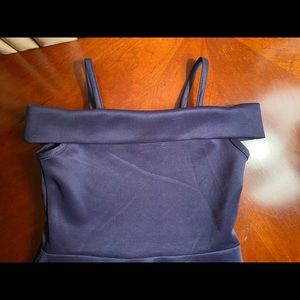 Girls size medium blue dress